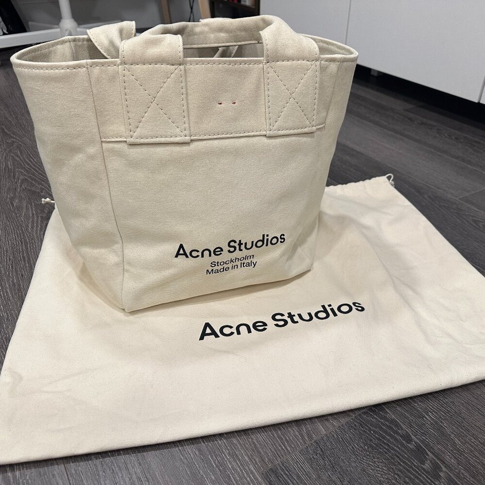Acne Studios Cotton Canvas Tote